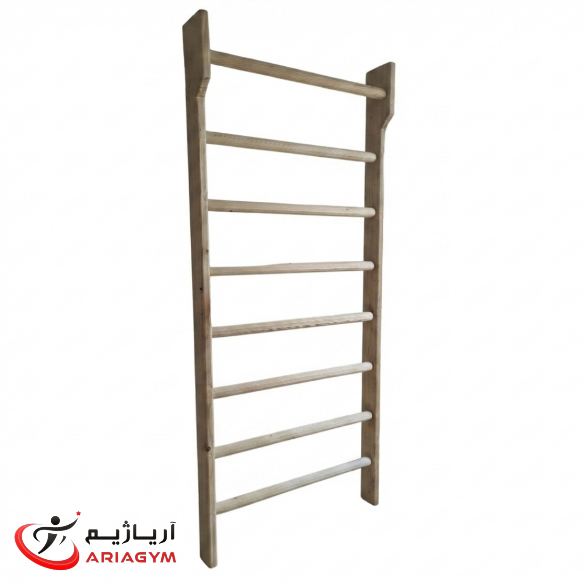نردبان ژیمناستیک کلاس C مدل پلای وود با پایه 30 میل روس 8 پله